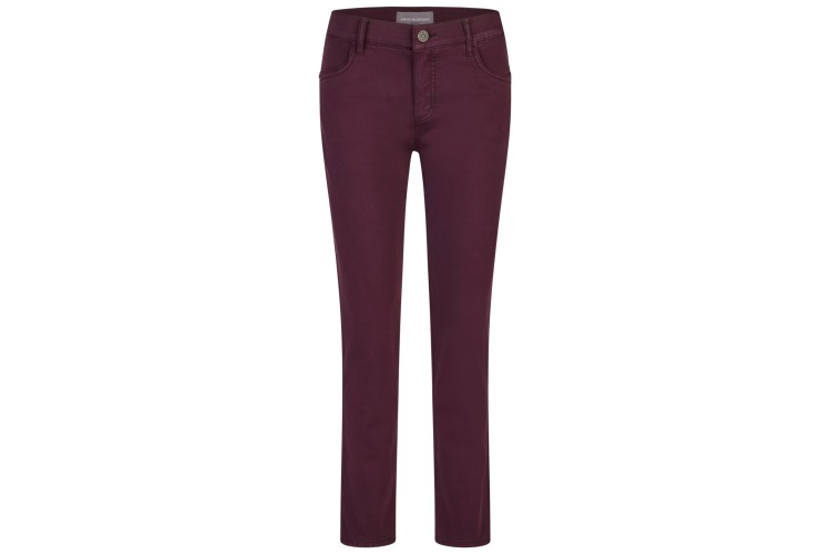Anna Montana Angelika Slim Fit Jeans – Bordeaux Red