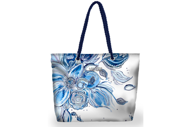 Blue Floral Bag