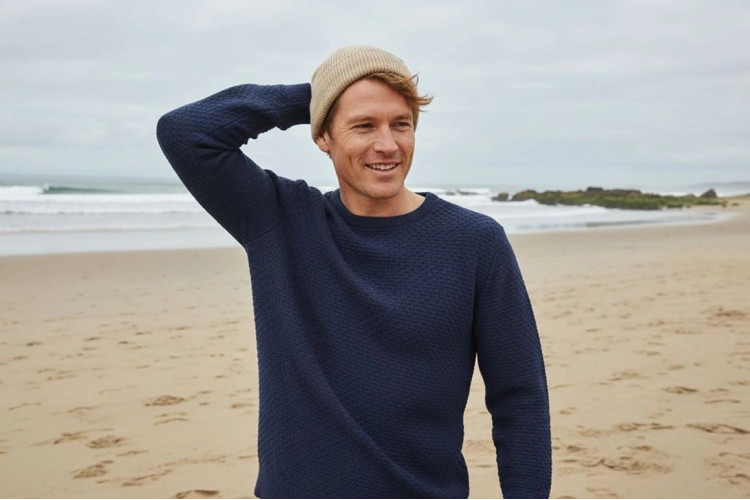 Rapanui Bayside Cotton Jumper | Navy