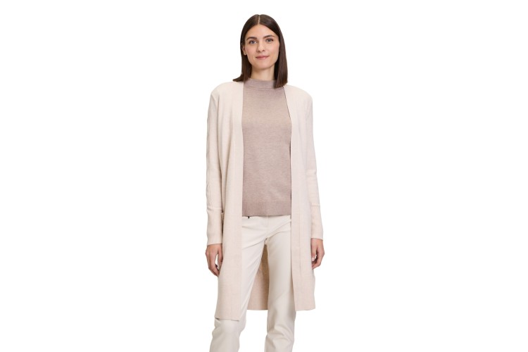 Betty Barclay Long Cardigan 5139/1026 | Oatmeal
