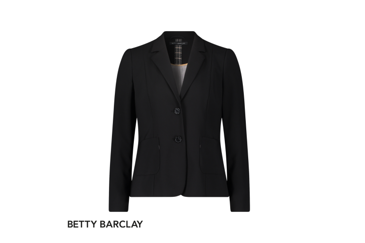 Betty Barclay Fitted Blazer | Black