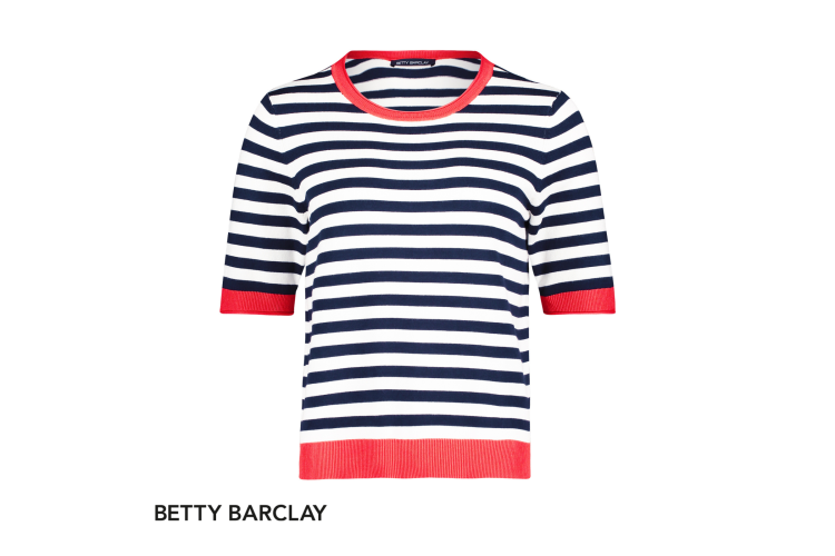 Betty Barclay Jumper 5230/1036 | Navy Stripe
