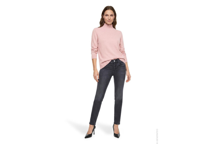 Betty Barclay Roll Neck Jumper | Soft Rose Pink