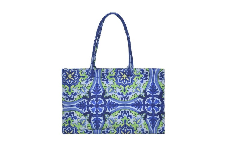 Blue & Green Tote Bag