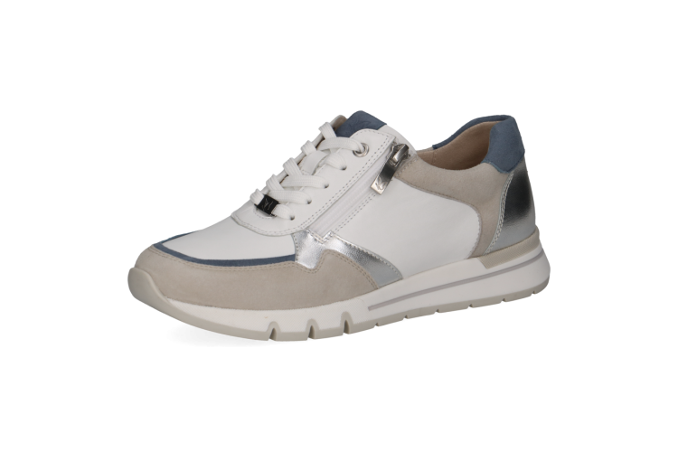 Blue Accent Caprice Leather Trainers