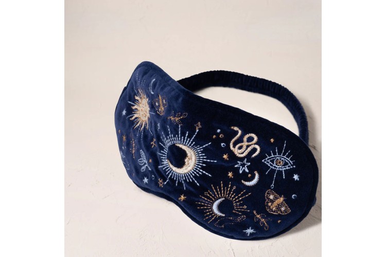 Boho Mysticism Eye Mask | Navy