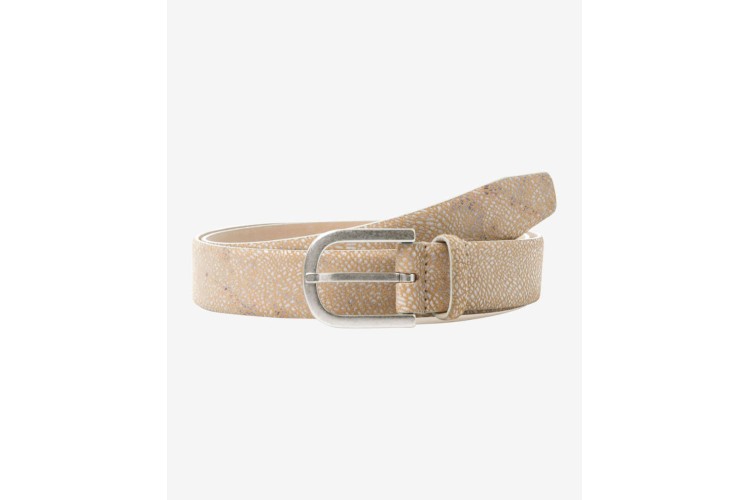 Brax Leather Belt - Oyster 