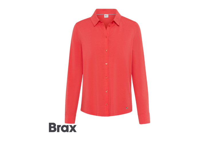 Brax Celina Shirt 36-3608/42 | Hot Coral