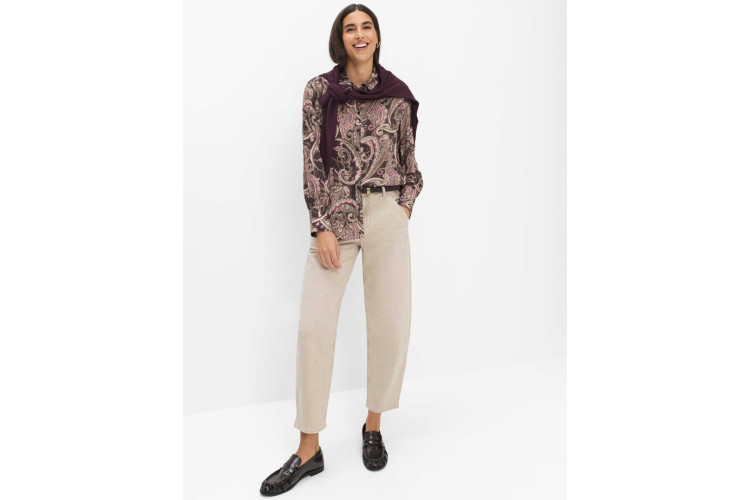 Brax Vic Paisley Print Shirt | Brunette