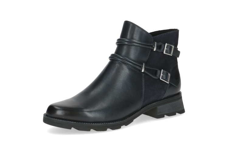 Caprice Leather Boot 25419 | Navy