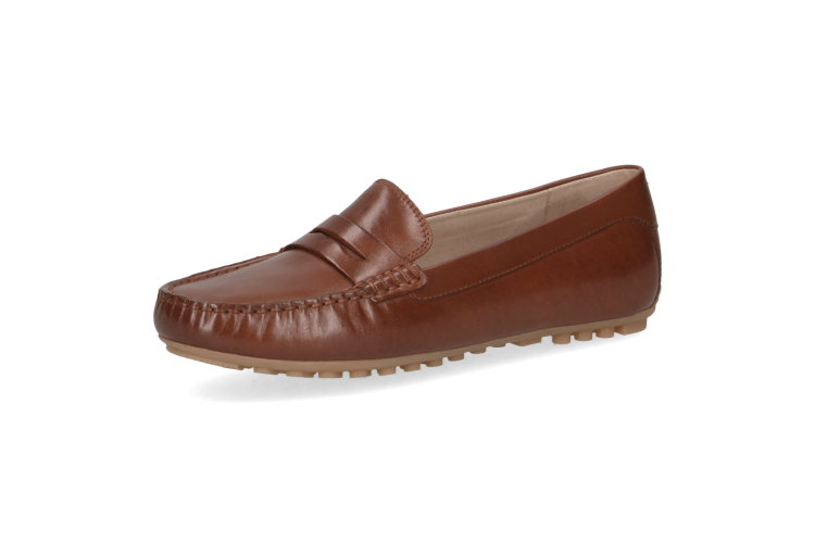 Caprice Leather Loafer 24651| Tan