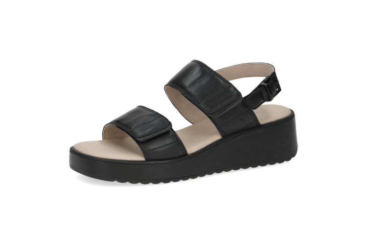 Caprice Leather Sandal 28307 | Black