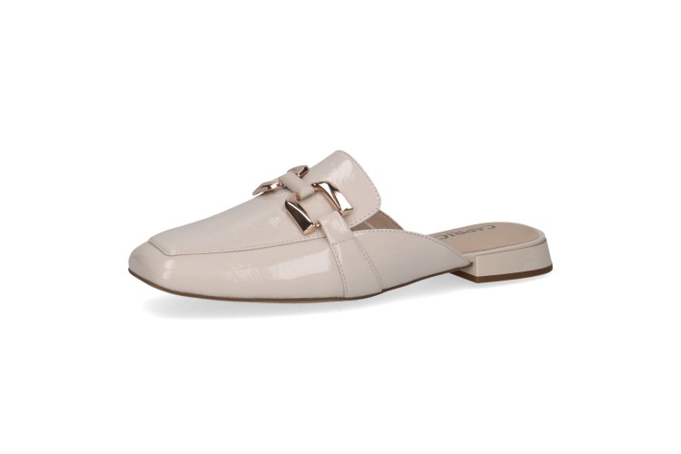 Caprice Patent Slip On Loafer 27302 | Pale Sand
