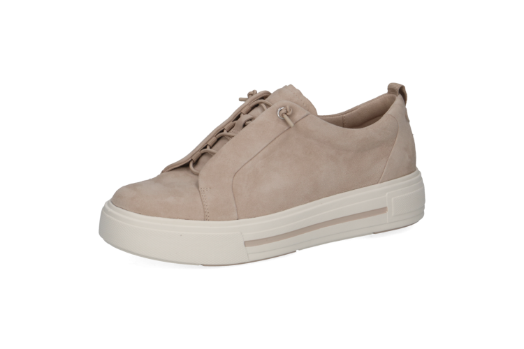Caprice Suede Trainers 23709 | Sand
