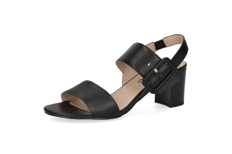 Caprice Leather Sandal 28306 | Black 