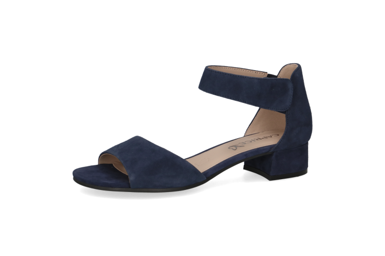 Caprice Suede Sandal 28212 | Navy 