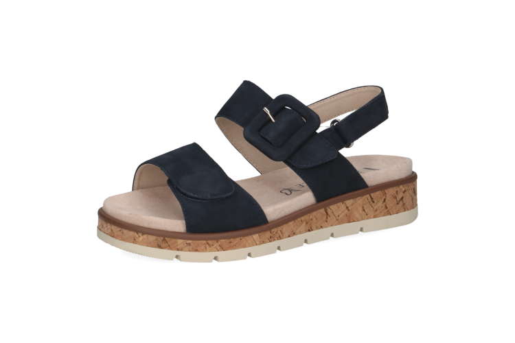 Caprice Suede Sandal 28714 | Ocean Suede