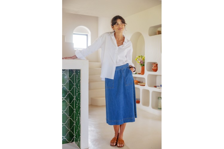 Chicago Chambray Skirt