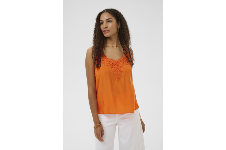 Cream Anna Camisole Top | Orange