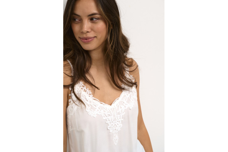 Cream Anna Camisole Top | Snow White