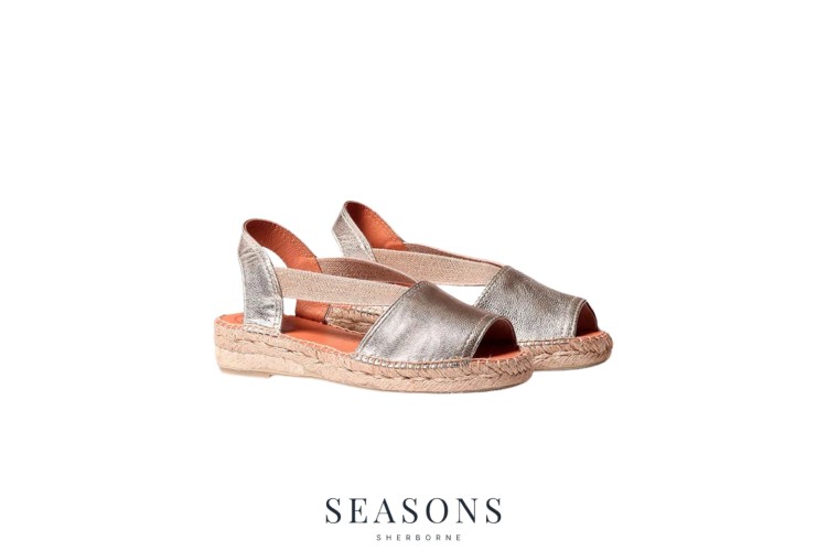 Toni Pons Etna Espadrille Sandal Silver