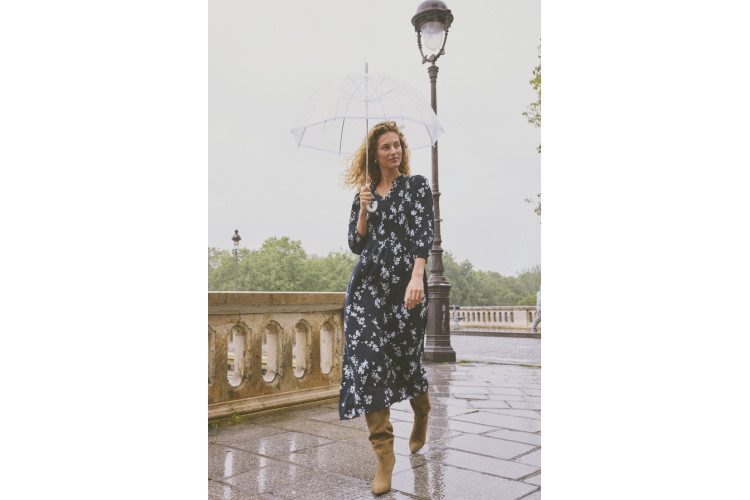 ** Fransa Lalu Dress | Scatter Floral