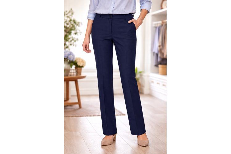 Gardeur Wool-Mix Trouser Navy