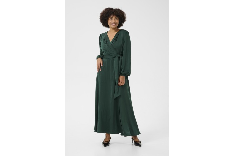 Green Wrap Dress