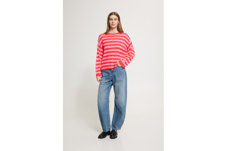 ICHI Blush Knit | Poinsettia
