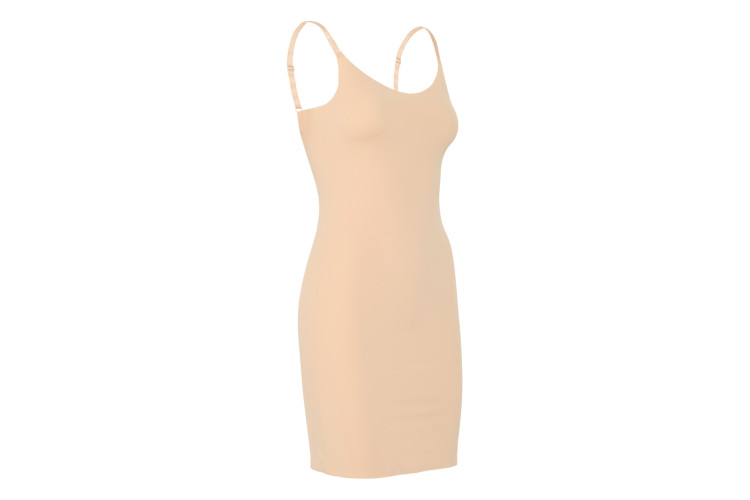 ICHI Siv Slip Dress | Tan