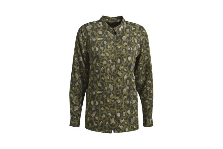 Khaki Print Shirt by Milano
