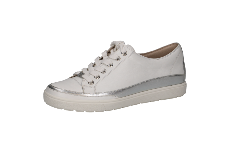 Caprice Leather Trainers 23654 | White