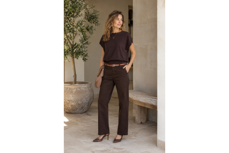 Lorraine Belted Trousers | Java