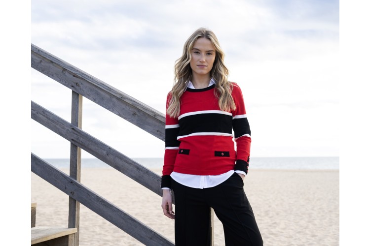 Marble Colourblock Jumper | 7996