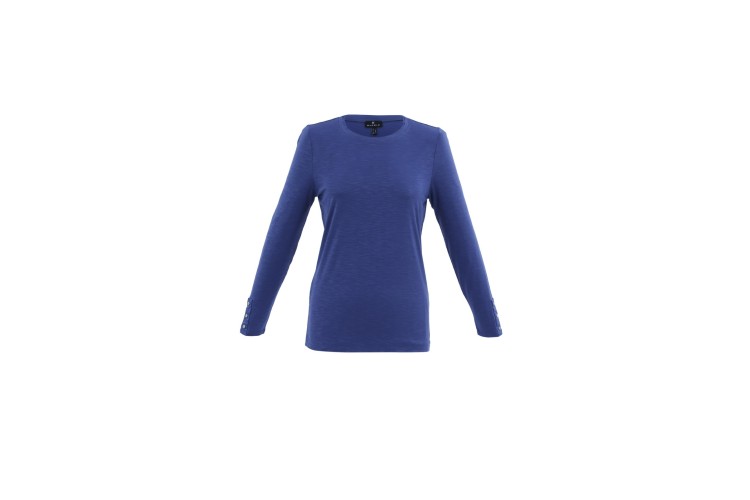 Marble Round Neck 6401 | Cobalt Blue