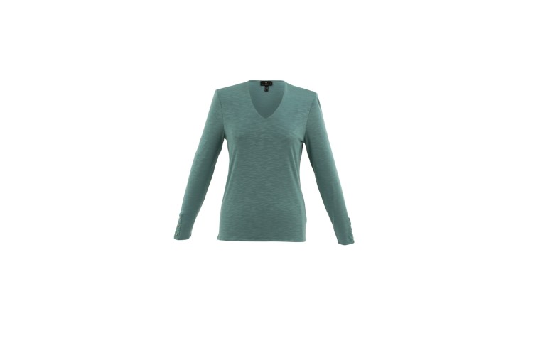 Marble V Neck Seafoam 6402 | Soft Green