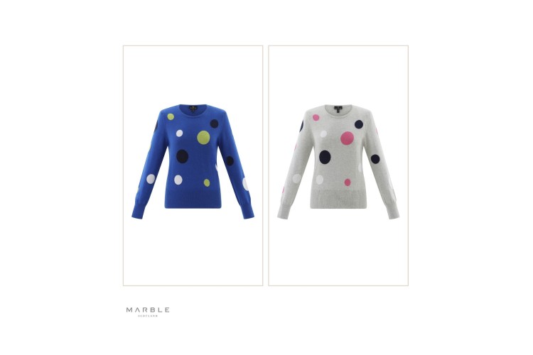 Marble Cotton Sweater 7872