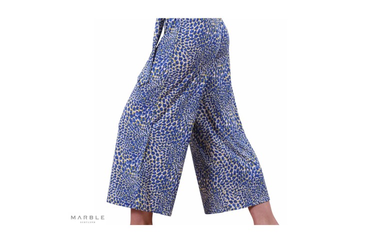 Marble Trousers 7943 | Cobalt 153