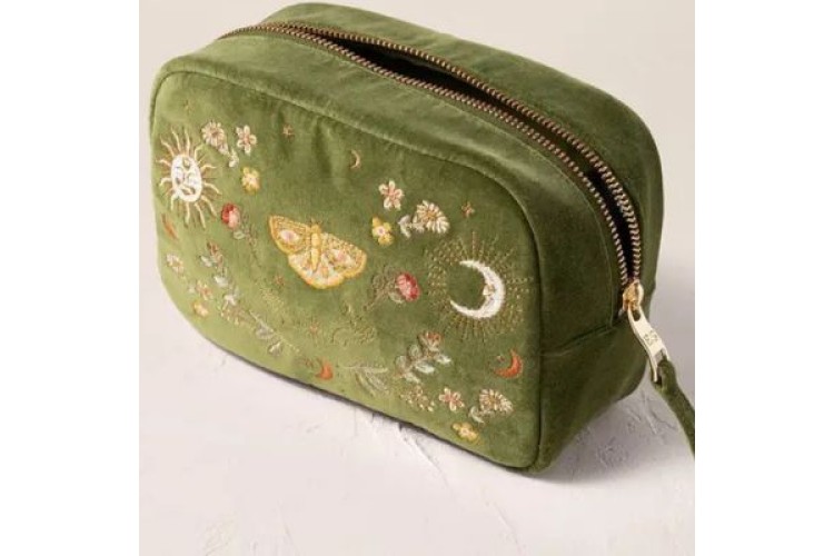 Midnight Mysticism Make Up Bag | Green