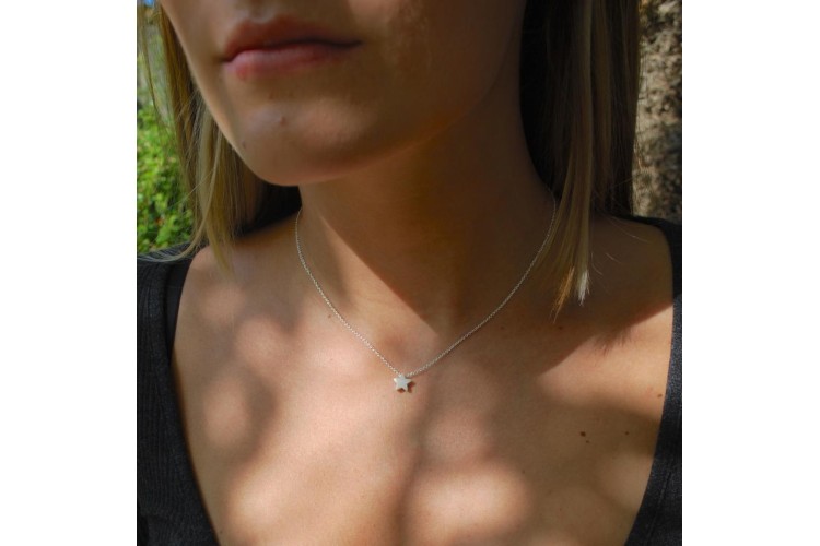 Mini Star Necklace (Silver)