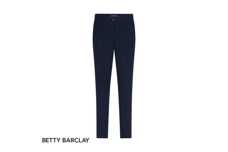 Betty Barclay Nele Trousers | Navy Waffle