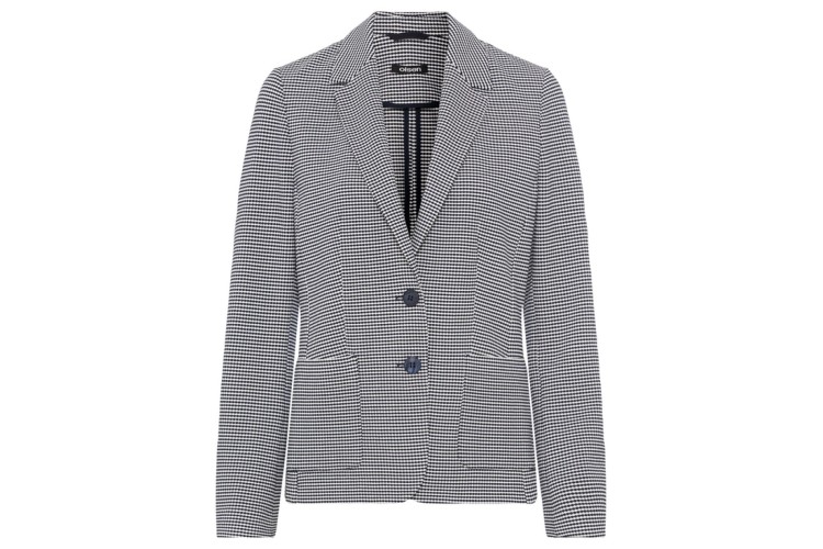 Olsen Jersey Jacket 15001602 | Navy & White