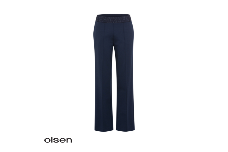 Olsen Jersey Trouser 14002417 | Navy