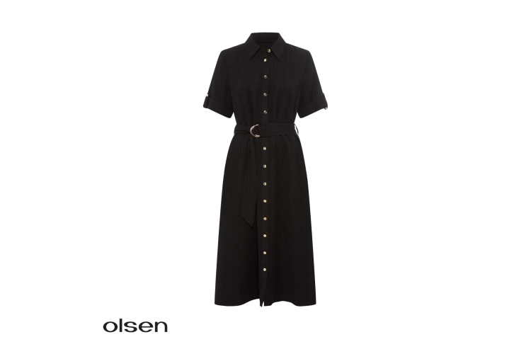 Olsen Maxi Dress 13002000 | Black