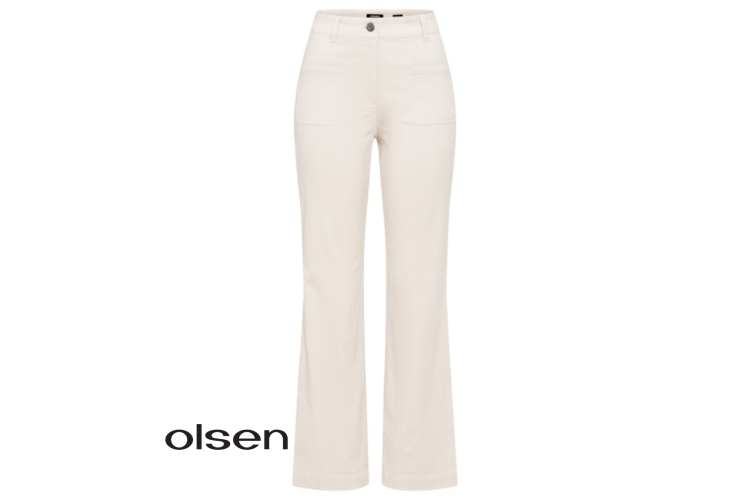 Olsen Mona Bootcut Cord 14002234 | Stone