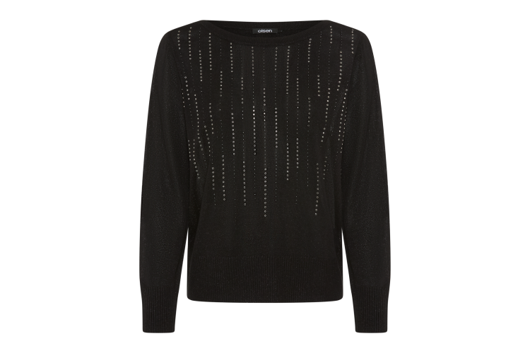 Olsen Pullover Long Sleeve - Black