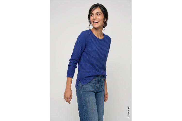 Olsen Pullover Long Sleeve - Cobalt