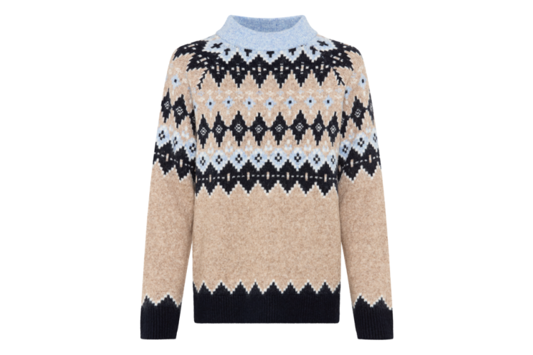 Olsen Pullover Long Sleeve - Hazelnut Melange