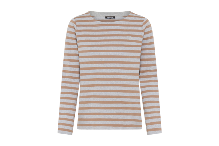 Olsen T-Shirt Long Sleeve - Hazelnut