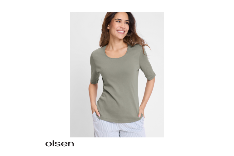 Olsen Tee 11100677 | Khaki
